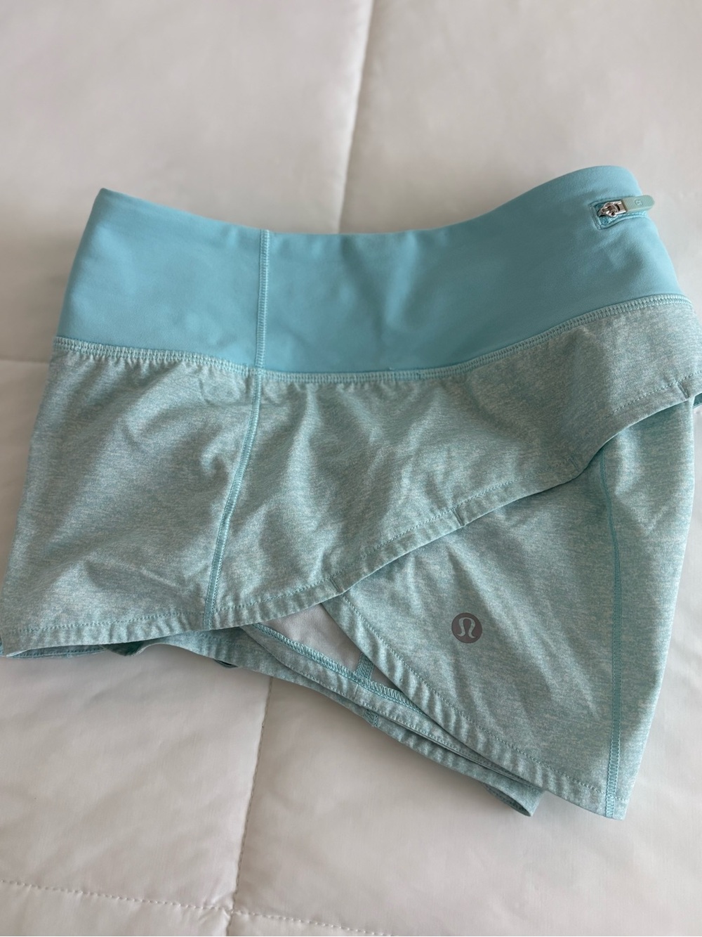 lululemon athletica light Aqua Blue Athletic Shorts